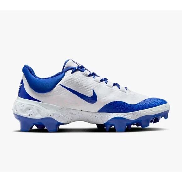 Nike Alpha Huarache Elite 4 Low MCS Mens Size 7.5 Baseball Royal Blue FD6255-106 - Picture 2 of 8